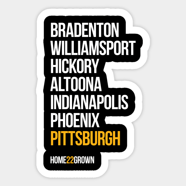 "Homegrown Series" Pittsburgh: Cutch Sticker by alanduda